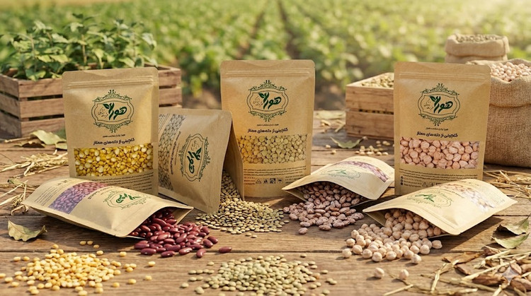 نخود ولوبیا هورا 900 گرمی