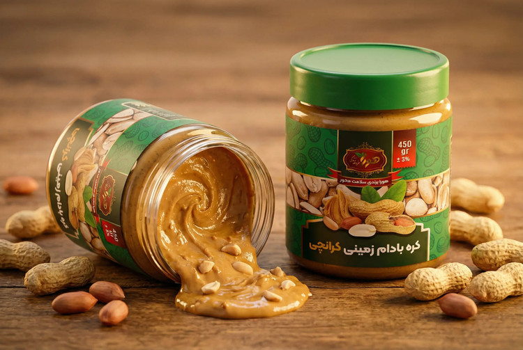 کره بادامزمینی کرانچی هورا 450 گرمی